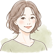 50代女性会員様のイラスト